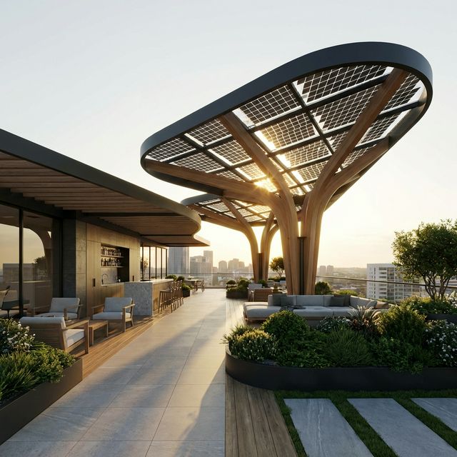 Commercial Solar Structure