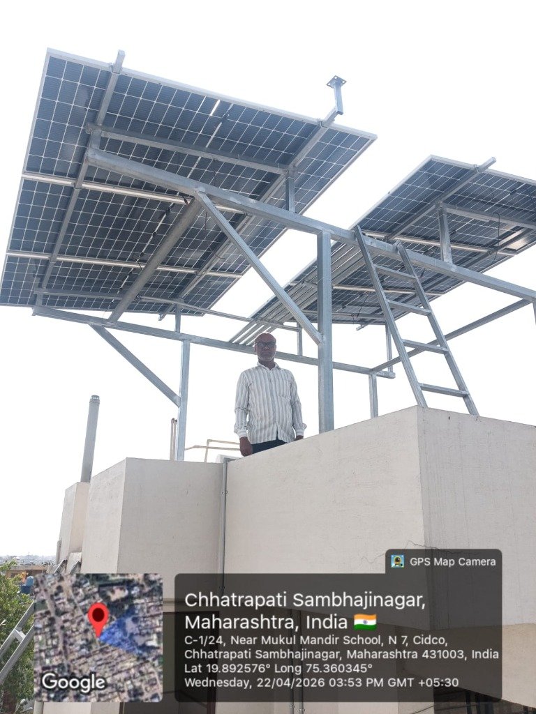 Solar Setup Mukul Mandir CIDCO
